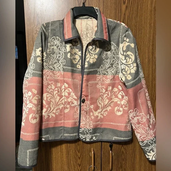 Vintage reversible jacket, tapestry women’s size S - Picture 5 of 6